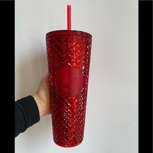 Starbucks Red Jeweled Venti Tumbler